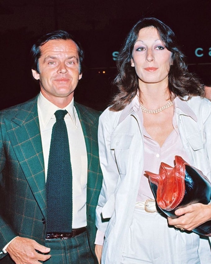 Jack Nicholson and Anjelica Huston