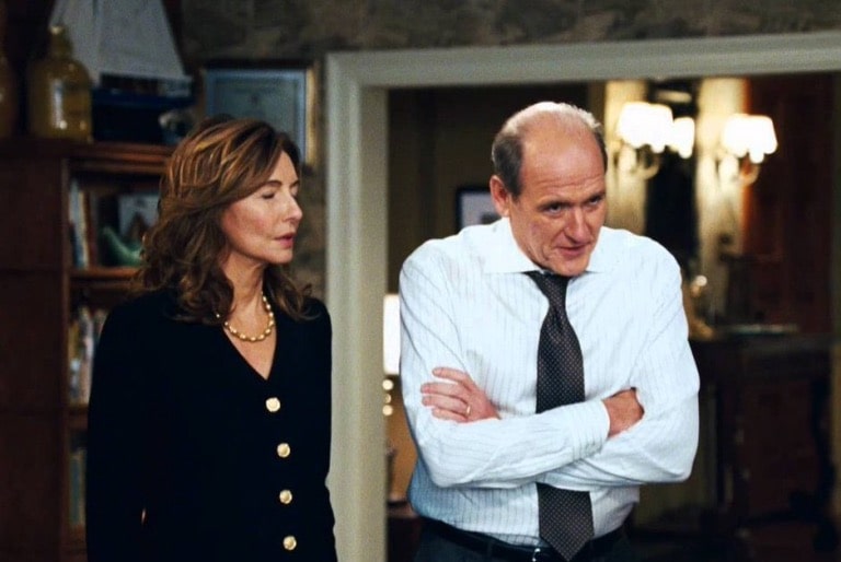 Mary Steenburgen as Nancy Huff, and Richard Jenkins as Dr. Robert Doback in Step Brothers