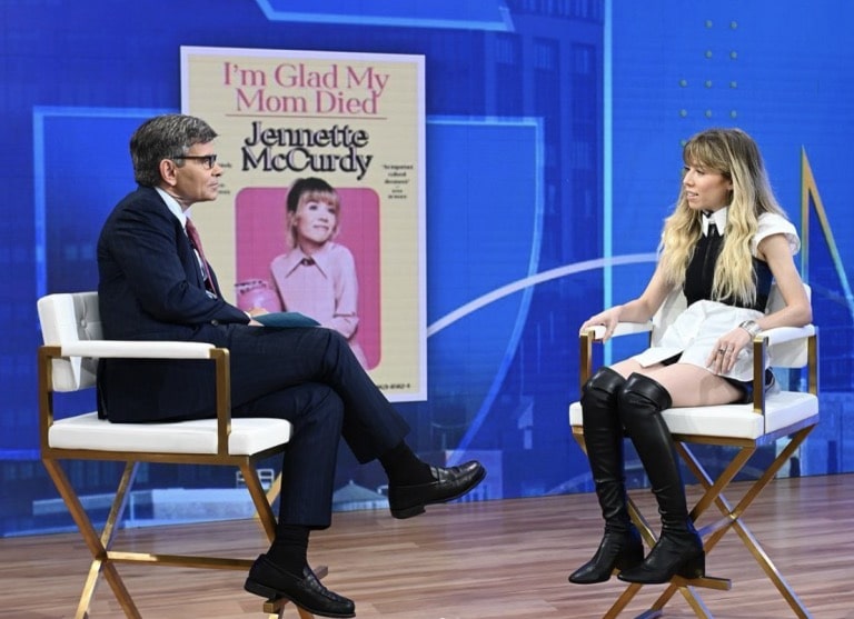 Jennette McCurdy in an interview about the book she wrote