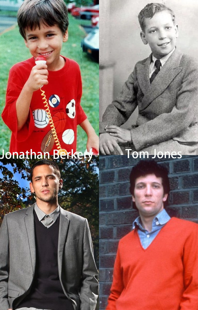 Jonathan Berkley and his dad Tom Jones looks comparison