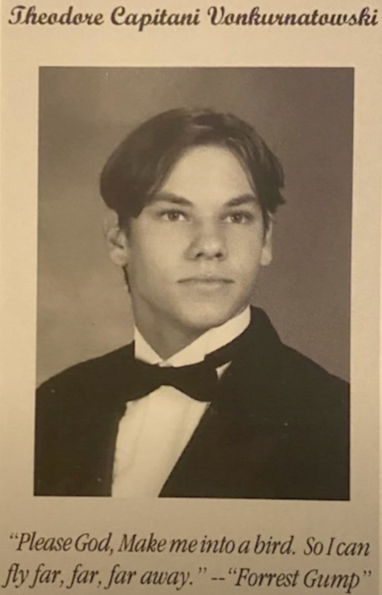 theo von high school graduation photo