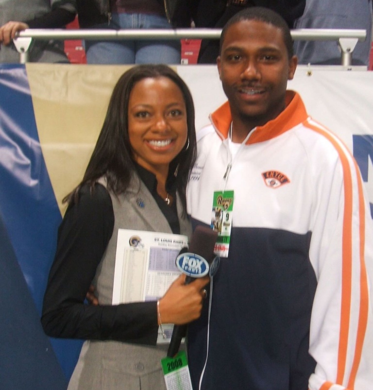 nischelle turner as a sideline reporter at fox nfl sunday