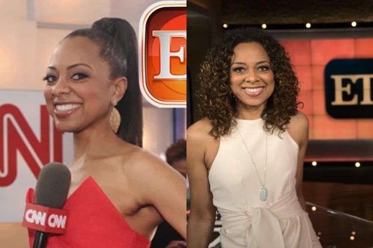 on the left is nischelle turner when she joined et in 2014