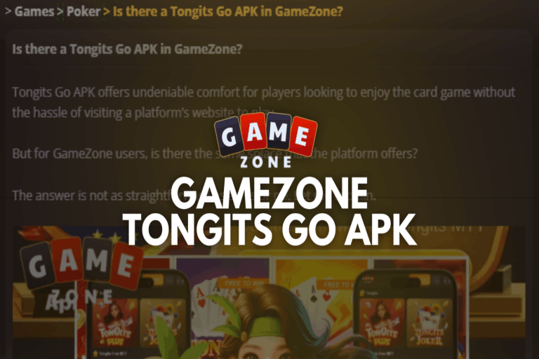Identifying the Official GameZone Tongits Go APK