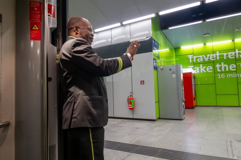 vienna airport express in the city of vienna austria